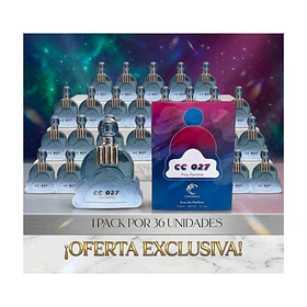 Pack 36 Unidades CC 027 Pour Femme edp 100ML Cosmemarc mujer - inspiraciones Cloud Ariana Grande