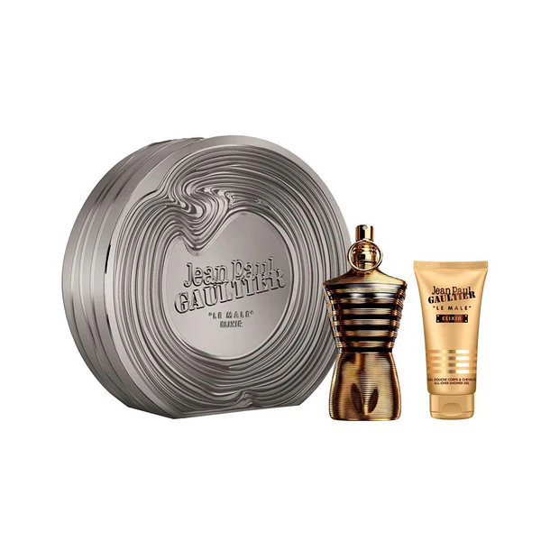 Estuche Jean Paul Gaultier Le Male Elixir Parfum 125Ml + 75Ml Shower Gel Hombre 1