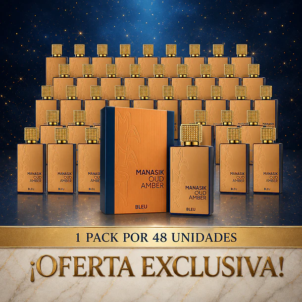 48 un. Oud Amber Bleu Edp 100Ml Unisex