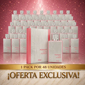 PACK 48 UN. Manasik Oud Amber Pink Edp 100Ml Mujer