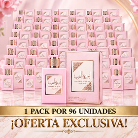 Pack 96 Unidades Ameerat Al Arab Prive Rose Manasik 100Ml Edp Mujer .