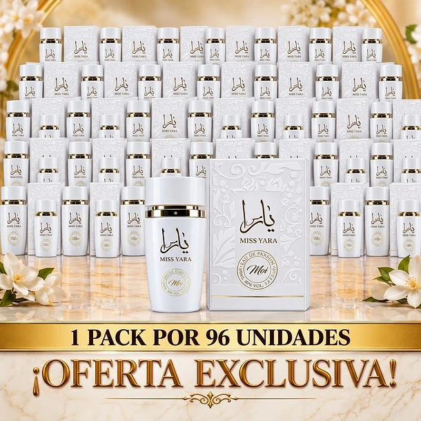 Pack 96 Unidades Miss Yara Moi Manasik Edp 100Ml Mujer .