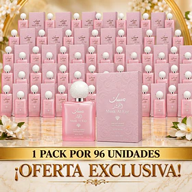 Pack 96 Unidades Musk Al Fajar Rouman Manasik Ibrahim Qureshi Alcohol Free 100 Ml Unisex .