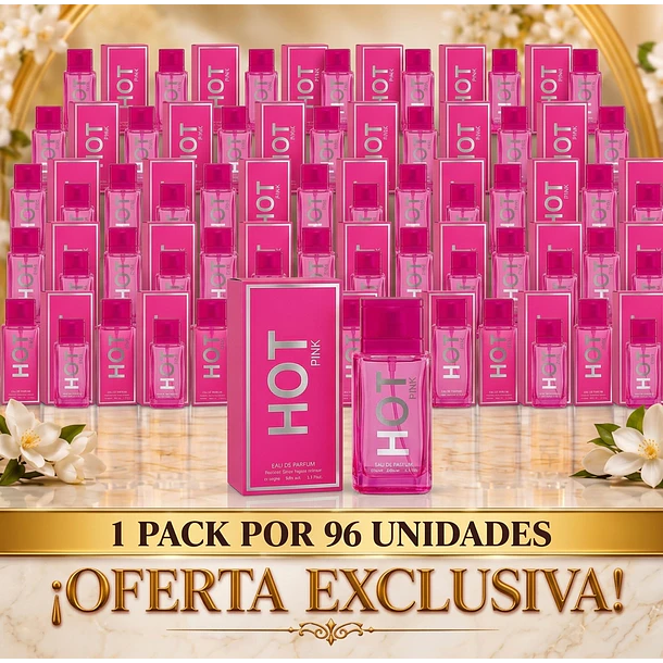 Pack 96 Unidades Hot Pink Manasik Edp 100 Ml Mujer .