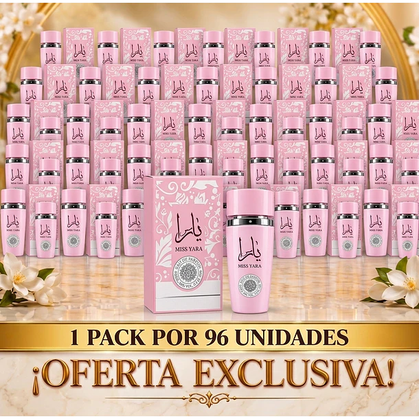 Pack 96 Unidades Miss Yara Manasik Edp 100Ml Mujer