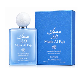 Musk Al Fajar Powder Manasik Ibrahim Qureshi Alcohol Free 100 Ml Unisex