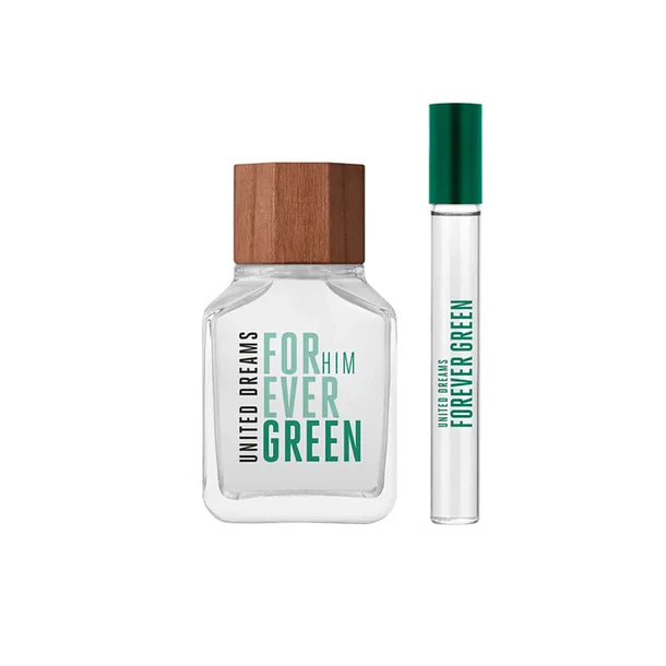 Estuche United Dreams For Him Ever Green Edt 100Ml + 10Ml Hombre 2