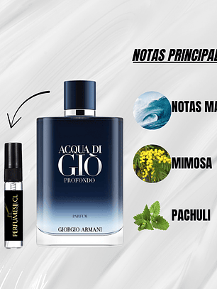 DECANT ACQUA DI GIO PROFONDO PARFUM EDO - GIORGIO ARMANI