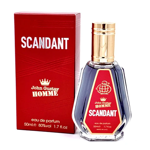PERFUME JOHN GUSTAV HOMME SCANDANT EDP 50ML FRAGANCE WORLD (SIN CELOFÁN)