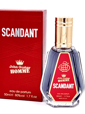 PERFUME JOHN GUSTAV HOMME SCANDANT EDP 50ML FRAGANCE WORLD (SIN CELOFÁN)