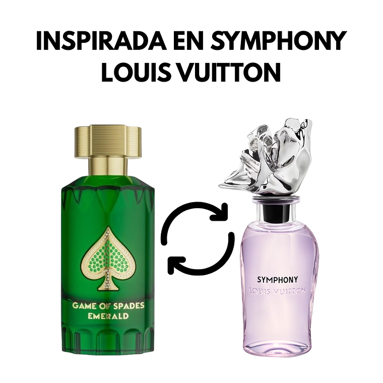 DECANT GAME OF SPADES EMERALD - JO MILANO (SYMPHONY LOUIS VUITTON) 2