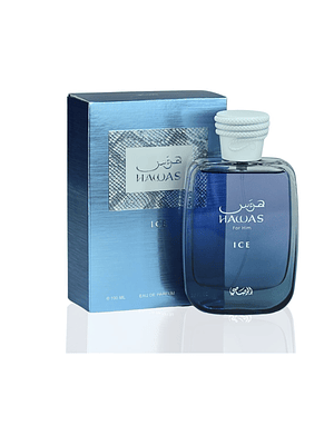 PERFUME HAWAS ICE EDP 100ML RASASI (DUPE INVICTUS AQUA 2018 PACO RABANNE)