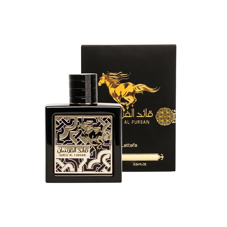 PERFUME QAED AL FURSAN EDP 90ML LATTAFA (DUPE BLACK XS PACO RABANNE) 1