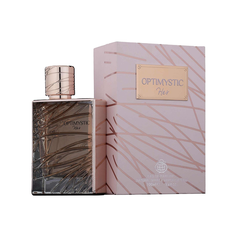 PERFUME OPTIMISTYC HER EDP 100ML MUJER FRAGANCE WORLD (DUPE BURBERRY HER EDP) 1