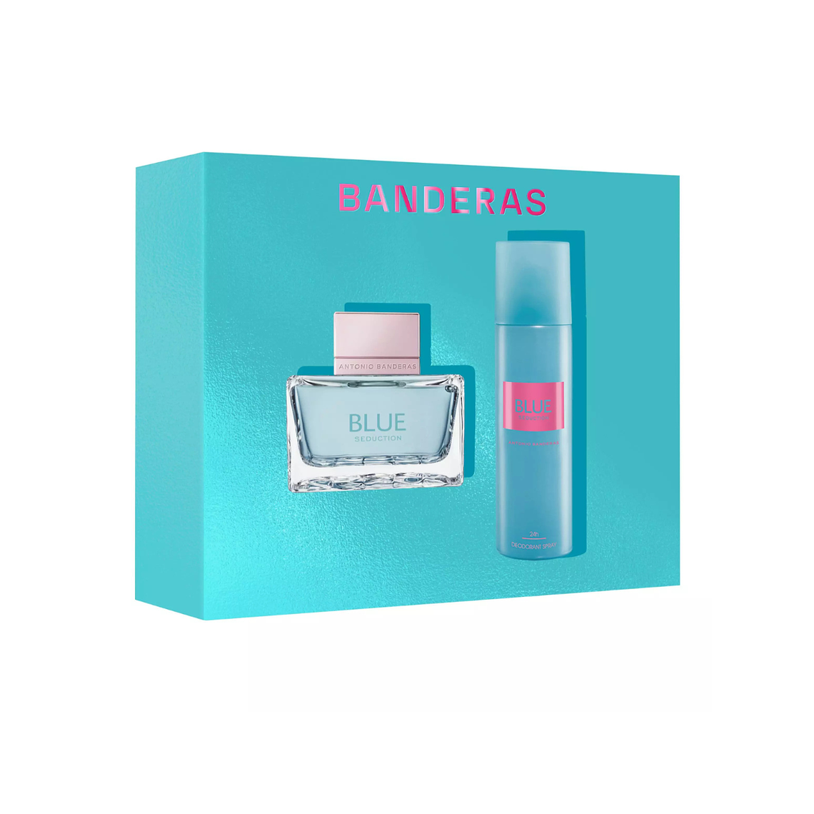 SET BLUE SEDUCTION EDT 80ML + DESODORANTE CORPORAL 150ML MUJER - ANTONIO BANDERAS 1
