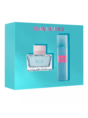 SET BLUE SEDUCTION EDT 80ML + DESODORANTE CORPORAL 150ML MUJER - ANTONIO BANDERAS