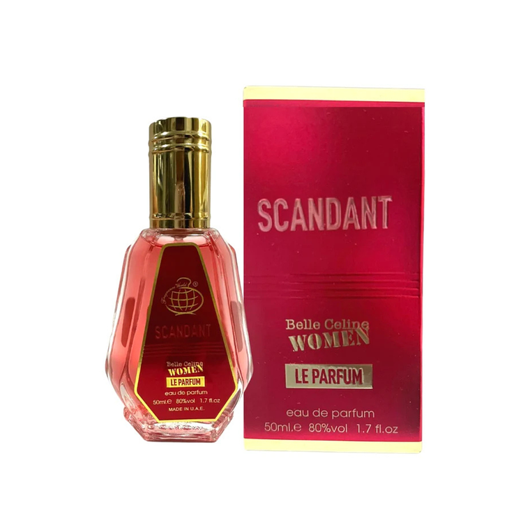 PERFUME SCANDANT BELLE CELINE LE PARFUM EDP 50ML MUJER SIN CELOFAN FRAGANCE WORLD (DUPE SCANDAL LE PARFUM JEAN PAUL GAULTIER) 1