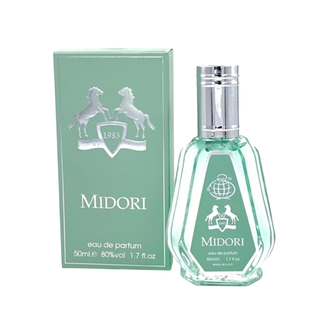 PERFUME MIDORI EDP 50ML HOMBRE SIN CELOFAN FRAGANCE WORLD (DUPE GREENLEY PARFUMS DE MARLY) 1