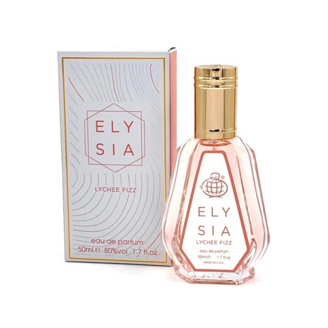 PERFUME ELYSIA LYCHEE FIZZ EDP 50ML MUJER SIN CELOFAN FRAGANCE WORLD 1