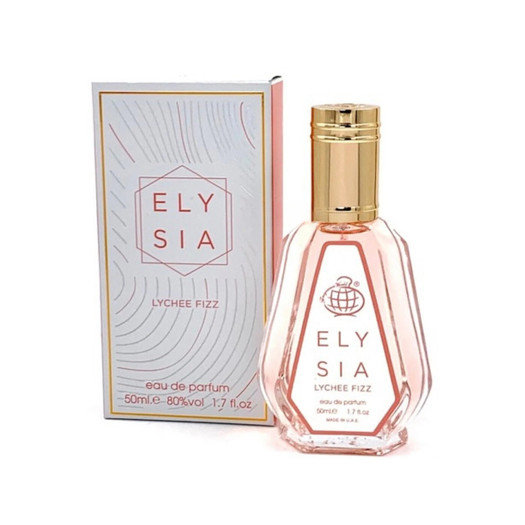PERFUME ELYSIA LYCHEE FIZZ EDP 50ML MUJER SIN CELOFAN FRAGANCE WORLD 1