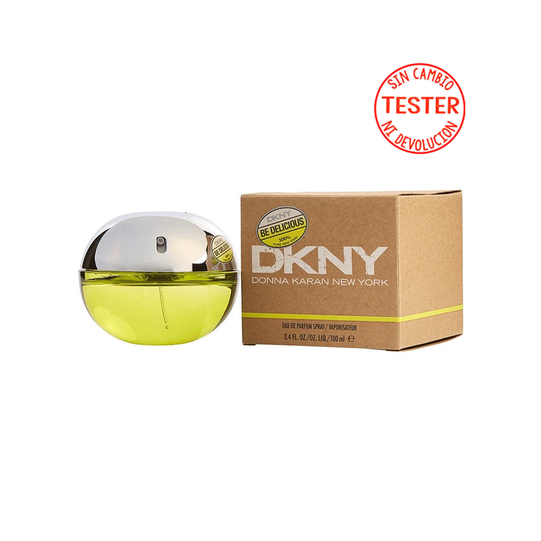 PERFUME TESTER SIN CELOFÁN DKNY BE DELICIUS EDP 100ML MUJER 1