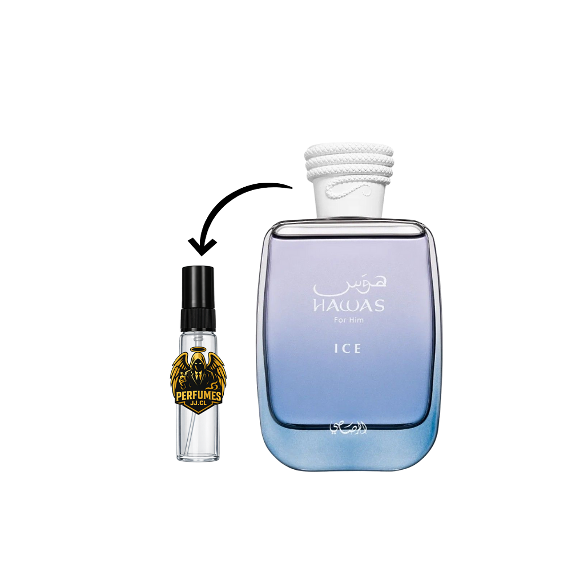 DECANT HAWAS ICE FOR HIM - RASASI  1