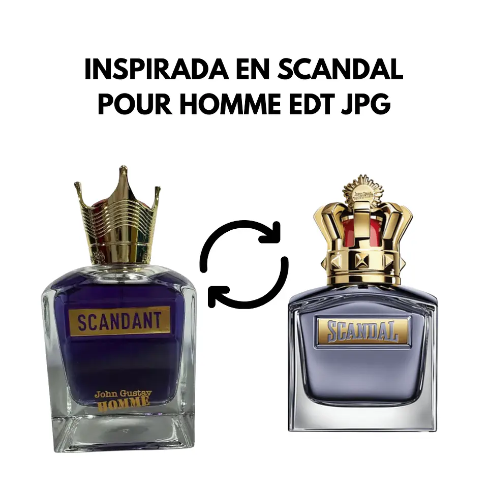 DECANT JHON GUSTAV HOMME SCANDANT - FRAGANCE WORLD (SCANDAL EDT) 2