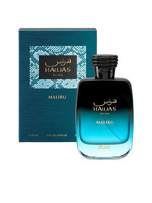 PERFUME HAWAS MALIBU RASASI EDP 100ML - INSPIRADO EN (LE BEAU LE PARFUM JEAN PAUL GAULTIER).