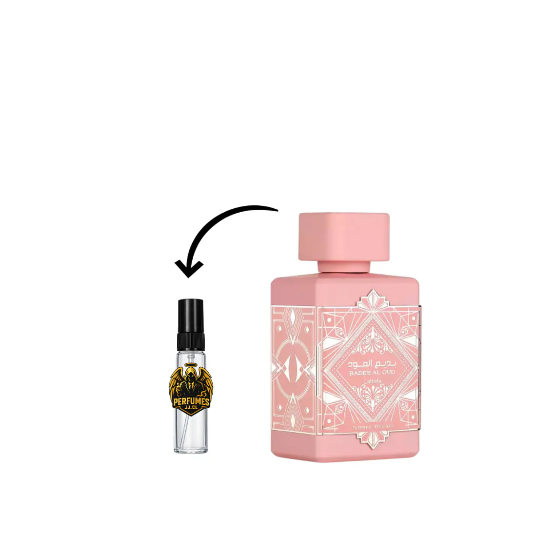 DECANT BADEE AL OUD NOBLE BLUSH EDP MUJER - LATTAFA 1