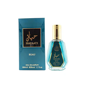 PERFUME HAYAATI BEAU EDP 50ML - FRAGANCE WORLD (DUPE LE BEAU JPG)