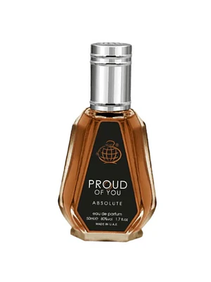 PERFUME PROUD OF YOU ABSOLUTE EDP 50ML - FRAGANCE WORLD (DUPE STRONGER WITH YOU ABSOLUTELY)