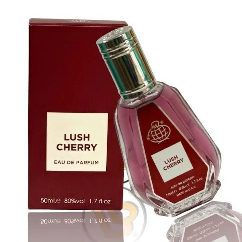 PERFUME LUSH CHERRY EDP 50ML UNISEX - FRAGANCE WORLD (DUPE TOM FORD LUST CHERRY) 1