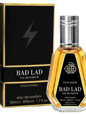 PERFUME BAD LAD POUR HOMME EDP 50ML - FRAGANCE WORLD (DUPE BAD BOY EDT CH)