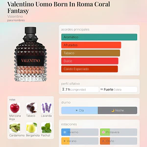 DECANT UOMO BORN IN ROMA CORAL FANTASY - VALENTINO