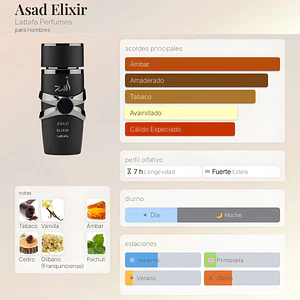 DECANT ASAD ELIXIR - LATTAFA