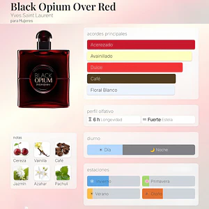 DECANT BLACK OPIUM OVER RED - YVES SAINT LAURENT