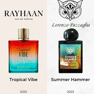 DECANT RAYHAAN TROPICAL VIBE - (DUPE SUMMER HAMMER LORENZO PAZAGLIA)