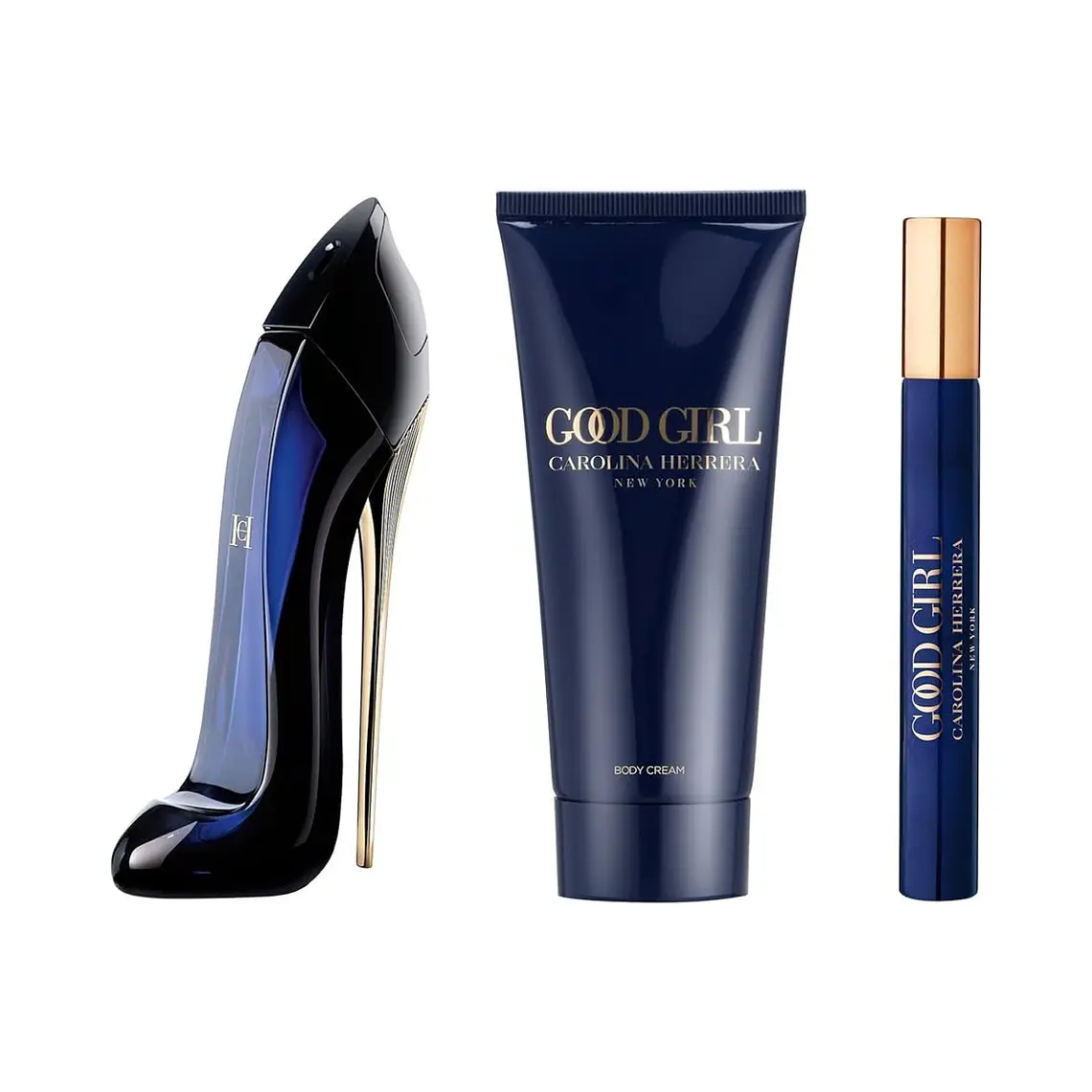 PERFUME GOOD GIRL EDP 80ML + 100ML LOCIÓN CORPORAL + 10ML PERFUMERO - CAROLINA HERRERA  1