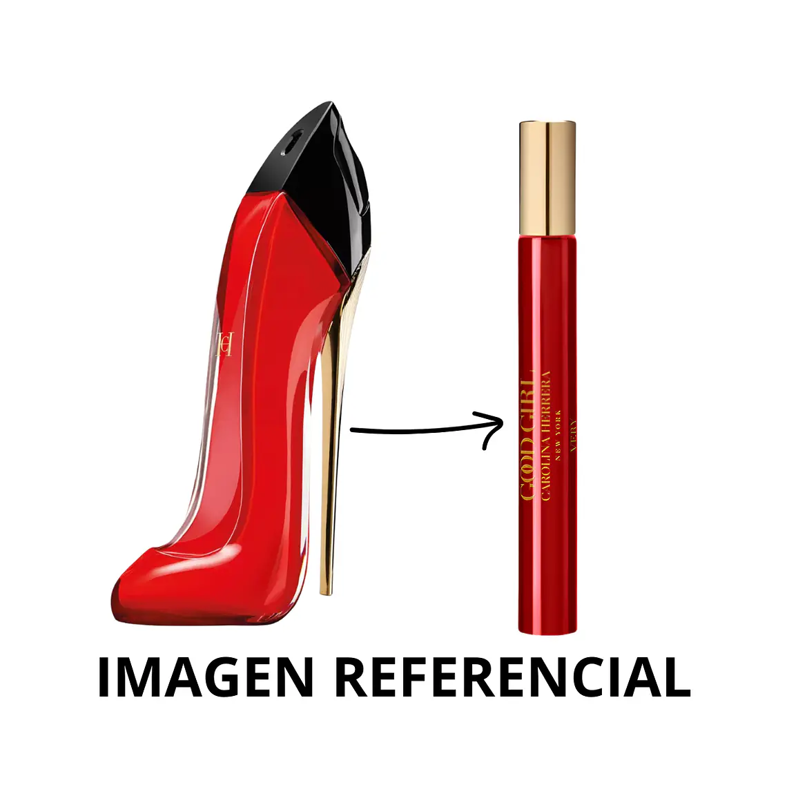 PERFUME VERY GOOD GIRL EDP CAROLINA HERRERA 10ML TRAVEL SPRAY SIN CAJA 2