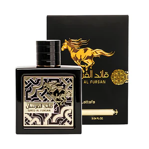 PERFUME QAED AL FURSAN EDP 90ML LATTAFA (DUPE BLACK XS PACO RABANNE)