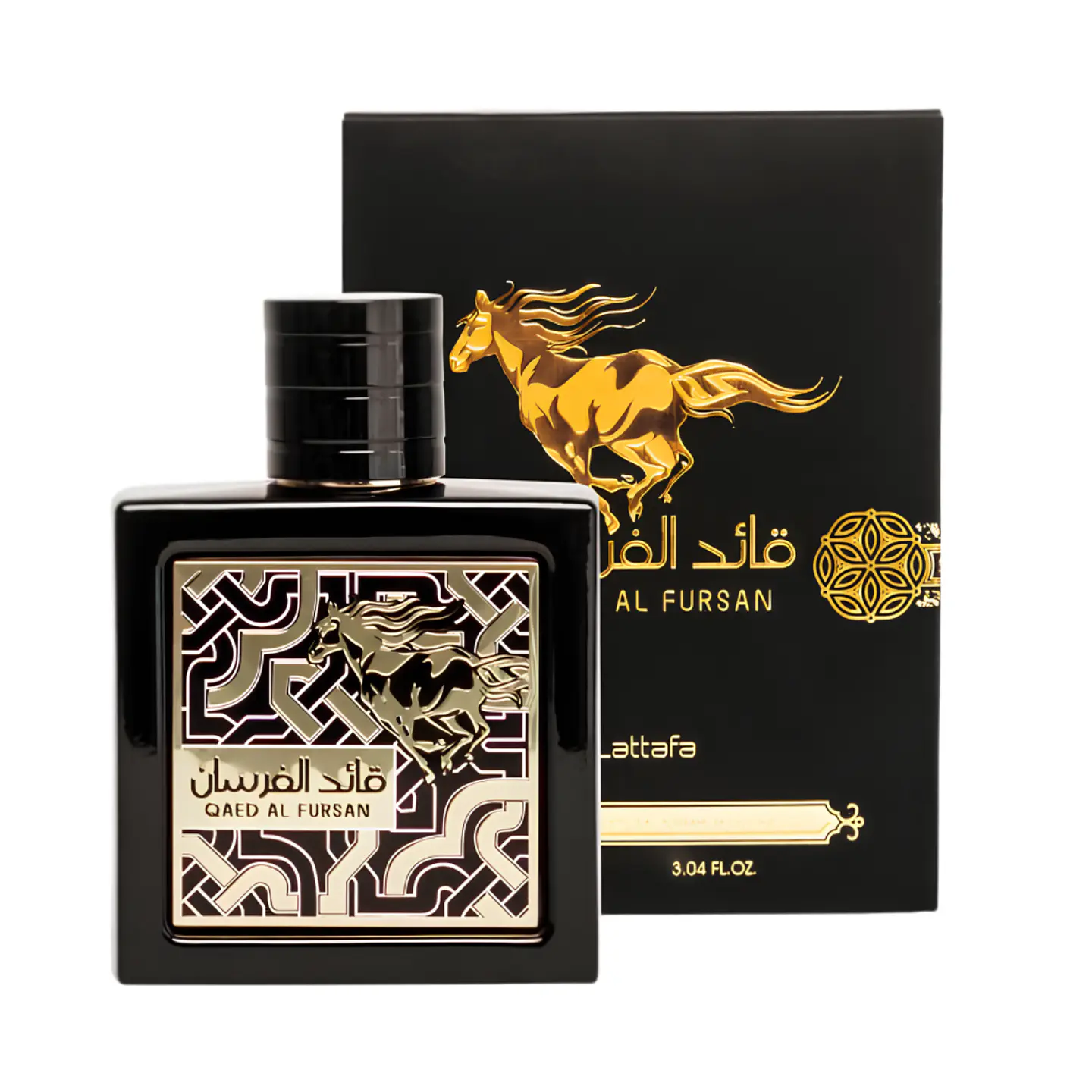 PERFUME QAED AL FURSAN EDP 90ML LATTAFA (BLACK XS PACO RABANNE) 1
