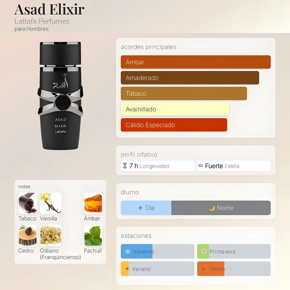 PERFUME LATTAFA ASAD ELIXIR EDP 100ML  2