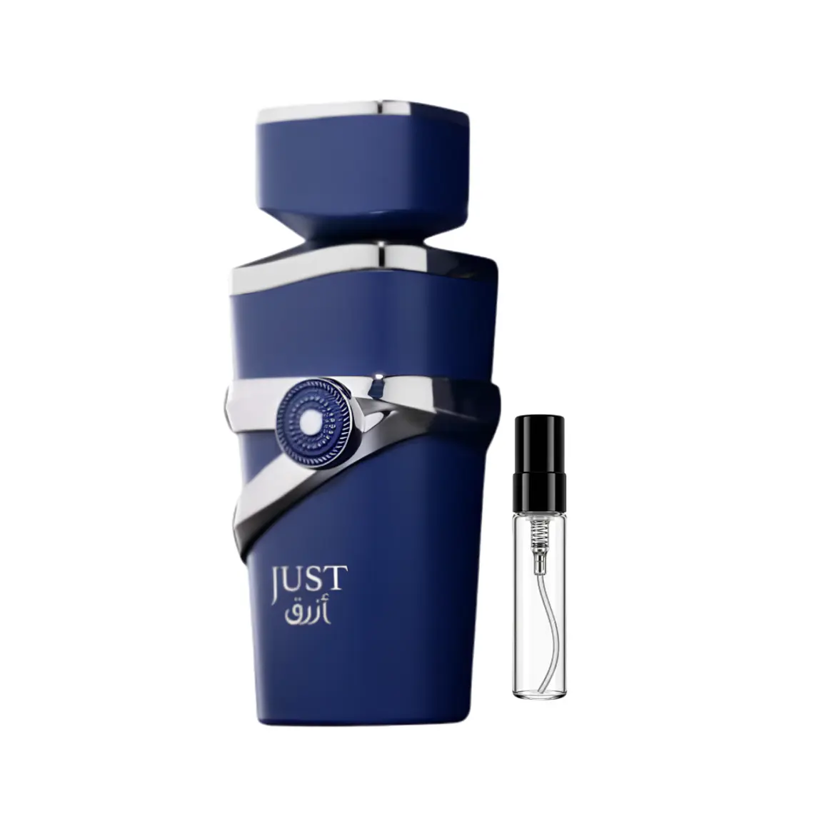DECANT FRAGANCE WORLD JUST AZRAQ EDP UNISEX - DUPE INVICTUS VICTORY ELIXIR 1
