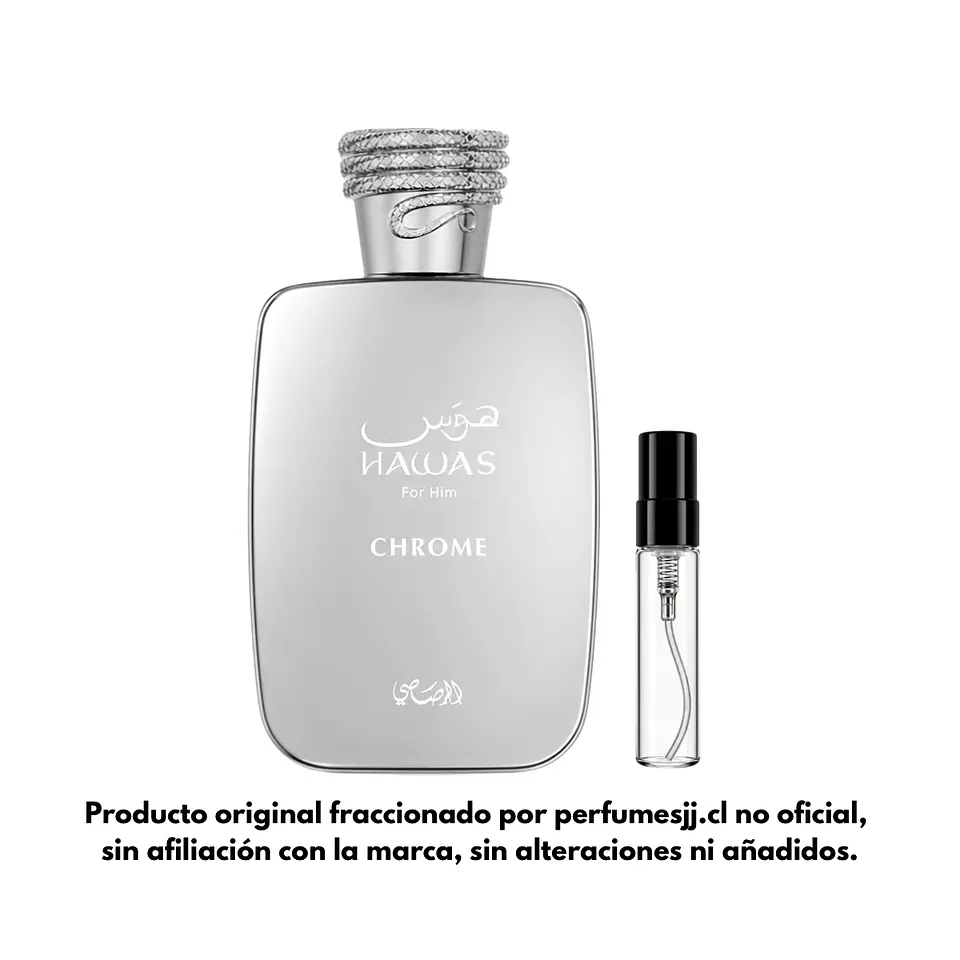 DECANT RASASI HAWAS CHROME EDP - (XERJOFF ERBA GOLD) 1