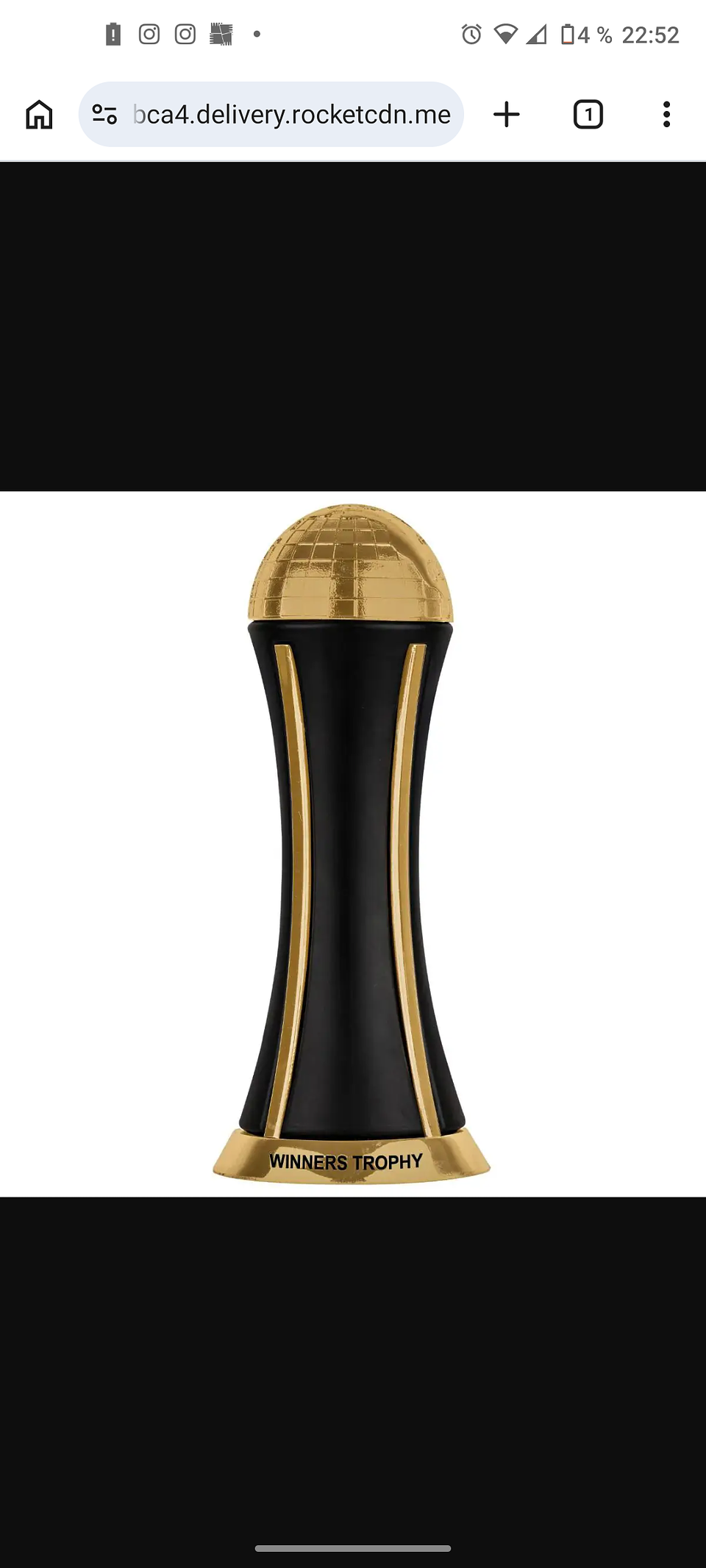 Winners trophy gold 100 ml 1