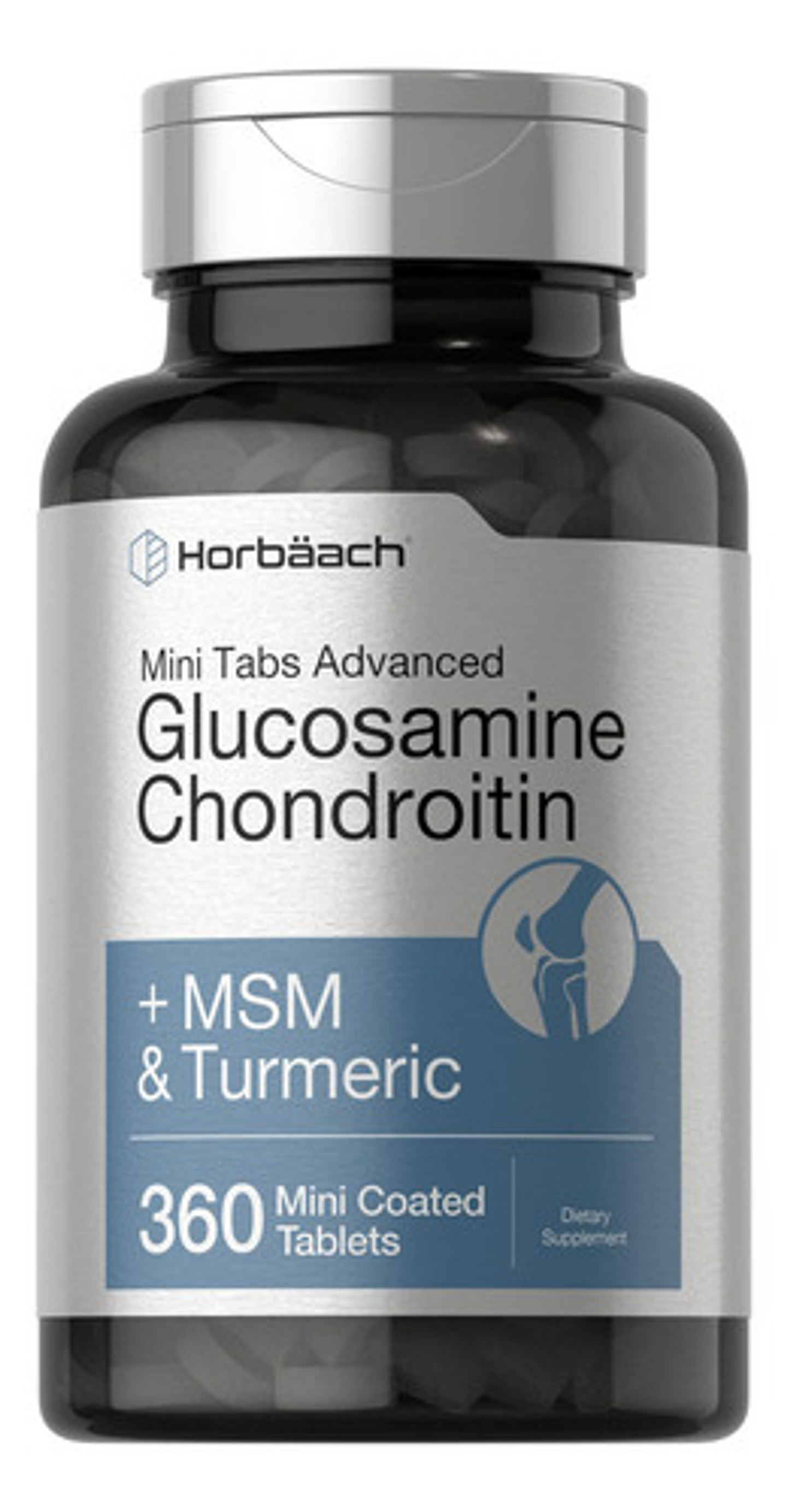 Suplemento Horbäach: Glucosamina, Condroitina, Msm, Cúrcuma Chocolate 1