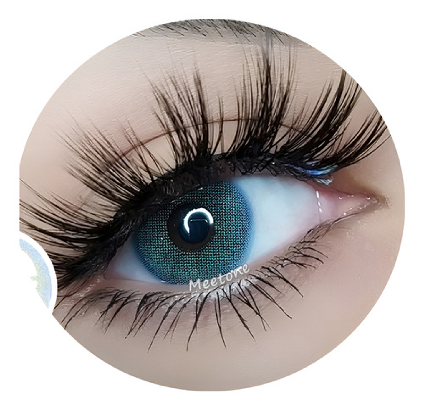 Lentes De Contacto  Color Meetone - Aurora Medium Blue 1