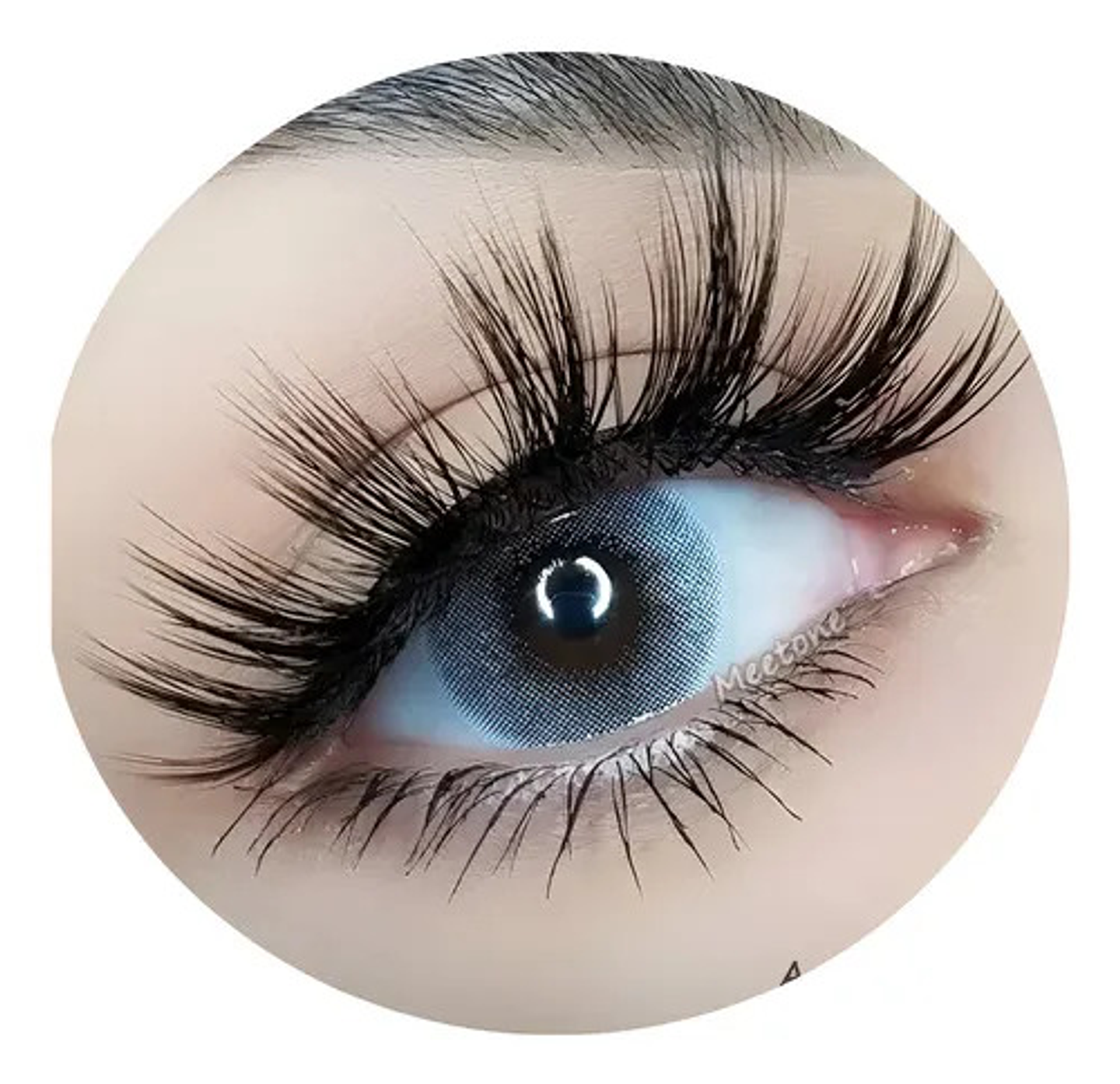 Lentes De Contacto  Color Meetone -aurora Gray 1