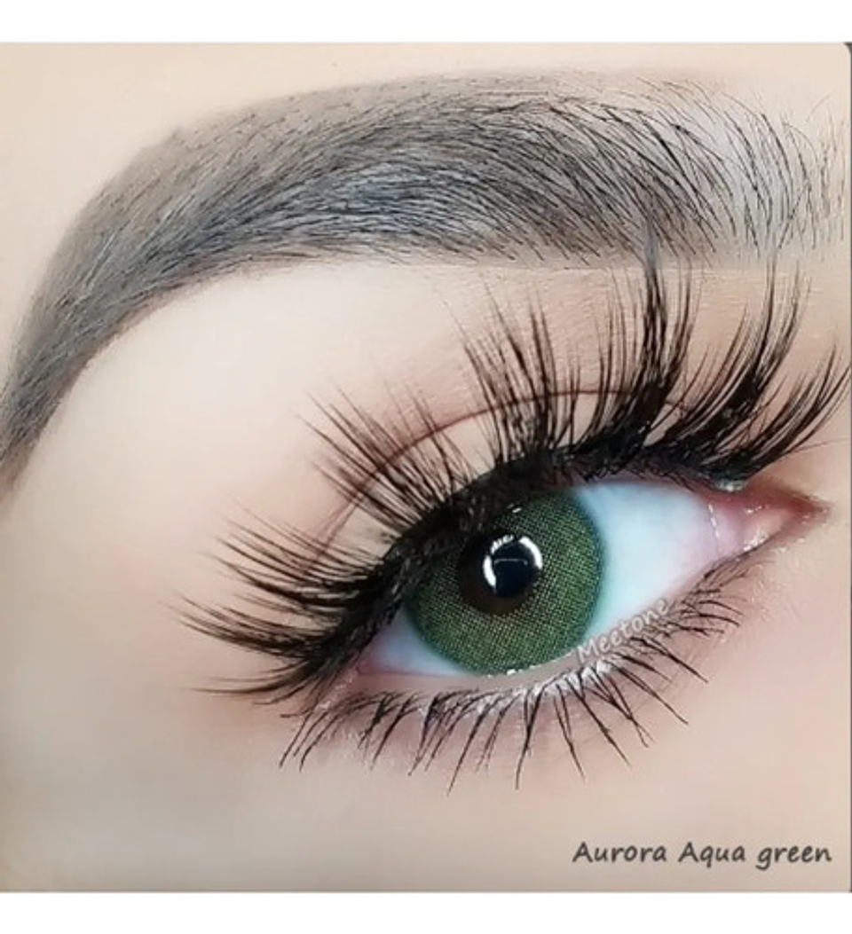 Lentes De Contacto  Color Meetone - Aurora Aqua Green 2