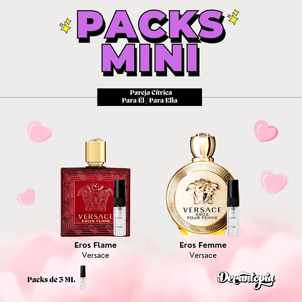 Pack Decants Pareja Citrica - Para Él / Para Ella - Pack Mini 3ML